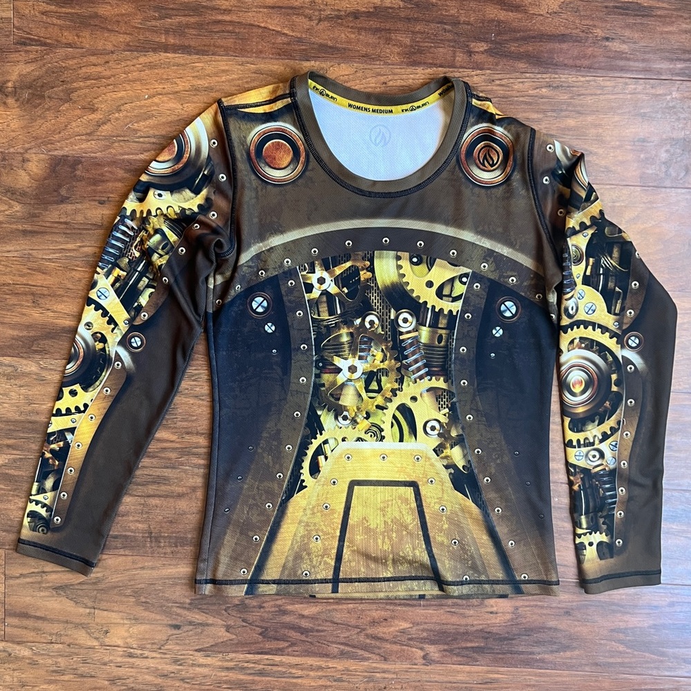 INKnBURN ‘Steampunk’ women’s long sleeve tech shirt
